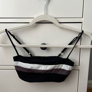 l space black bikini top